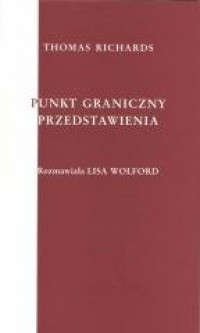 Punkt graniczny przedstawienia - okładka książki