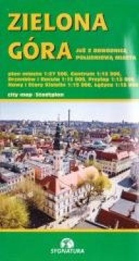 Zielona Góra - Plan miasta - okładka książki