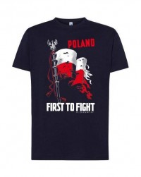 Koszulka granatowa - Poland First - zdjęcie akcesoriów