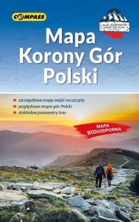 Mapa - Korony Gór Polski - okładka książki