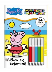 Peppa Pig. Numerkowe kolorowanki - okładka książki