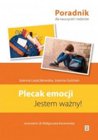 Plecak emocji  Jestem ważny - okładka książki