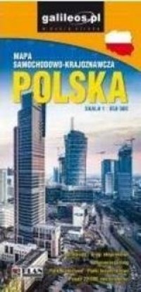 Polska - mapa samochodowa 2023 - okładka książki