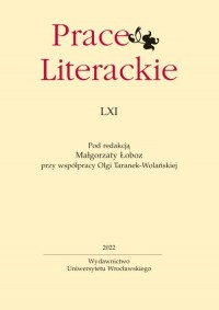 Prace Literackie LXI - okładka książki