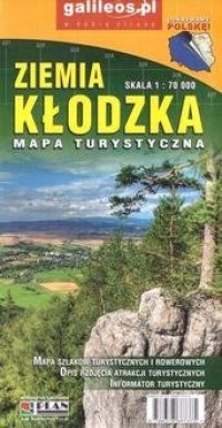Ziemia Kłodzka - mapa turystyczna - okładka książki