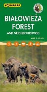 Mapa -Białowieża Forest and Neighbourhood - okładka książki