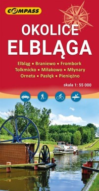 Mapa - Okolice Elbląga 1:55 000 - okładka książki