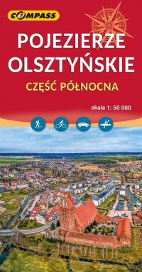 Mapa - Pojezierze Olsztyńskie 1:50 - okładka książki