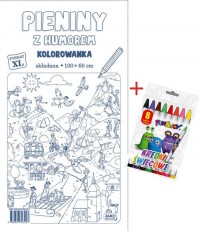Pieniny z humorem Kolorowanka XL - okładka książki