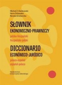 Słownik ekonomiczno-prawniczy polsko-hiszpański, - okładka książki