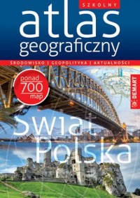 Szkolny atlas geograficzny - okładka książki