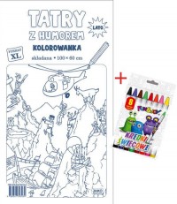 Tatry z humorem Kolorowanka XL - okładka książki