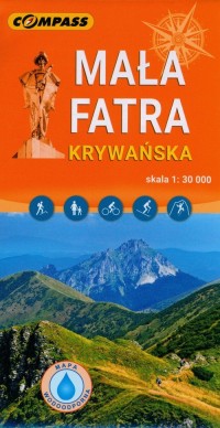 Mapa tur. - Mała Fatra Krywańska - okładka książki