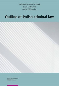 Outline of polish criminal law - okładka książki