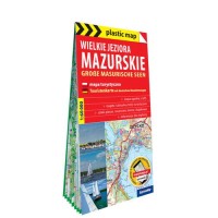 Plastic map Wielkie Jeziora Mazurskie - okładka książki