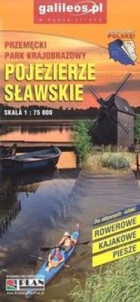 Pojezierze Sławskie - mapa 2023 - okładka książki