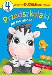 Przedszkolaki się nie nudzą 4-latek - okładka książki