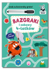 Bazgraki i zabawy 4-latków - okładka książki