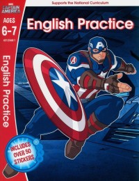 Captain America: English Practice. - okładka podręcznika