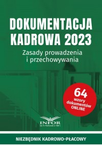 Dokumentacja Kadrowa 2023. Zasady - okładka książki