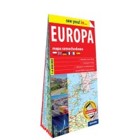 Europa papierowa mapa samochodowa - okładka książki