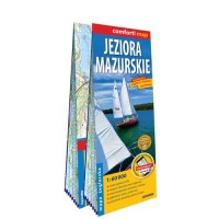 Jeziora Mazurskie 2-częściowa laminowana - okładka książki