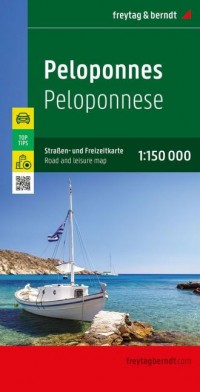 Mapa Peloponez 1:150 000 FB - okładka książki