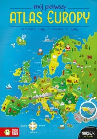 Mój pierwszy atlas Europy - okładka książki