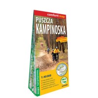 Puszcza Kampinoska laminowana mapa - okładka książki