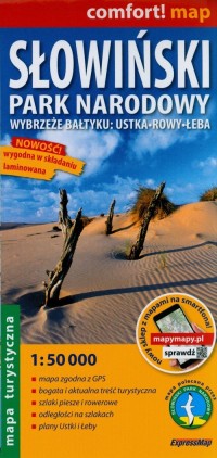 Słowiński Park Narodowy  Mapa turystyczna - okładka książki