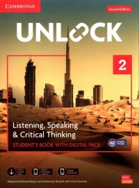 Unlock 2 Listening, Speaking and - okładka podręcznika