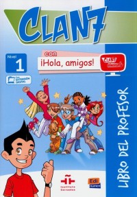 Clan 7 con Hola amigos 1. Przewodnik - okładka podręcznika