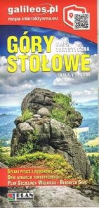 Góry Stołowe - mapa papierowa 2023 - okładka książki