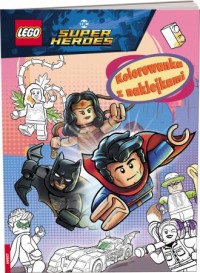 Lego DC Super Heroes Kolorowanka - okładka książki