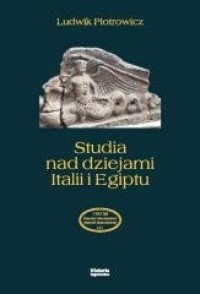 Studia nad dziejami Italii i Egiptu - okładka książki
