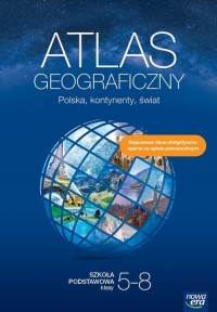 Atlas geograficzny SP. Polska, - okładka książki