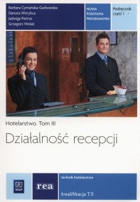 Hotelarstwo. Tom 3. Działalność - okładka podręcznika