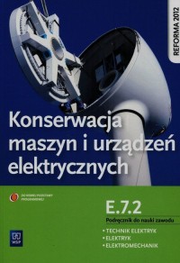 Konserwacja maszyn i urządzeń elektrycznych - okładka podręcznika
