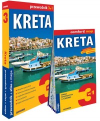Kreta 3w1 przewodnik + atlas + - okładka książki