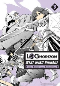 Log Horizon - West Wind Brigade. - okładka książki