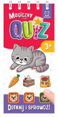Magiczny quiz z kotkiem. Dotknij - okładka książki