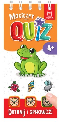 Magiczny quiz z żabką. Dotknij - okładka książki