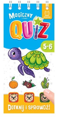 Magiczny quiz z żółwikiem. Dotknij - okładka książki