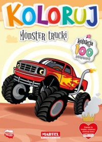 Monster trucki. Koloruj - okładka książki