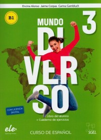 Mundo Diverso 3 B1. Podręcznik - okładka podręcznika