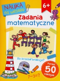 Nauka na wesoło. Zadania matematyczne - okładka podręcznika