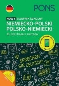 Słownik szkolny niemiecko-polski - okładka książki