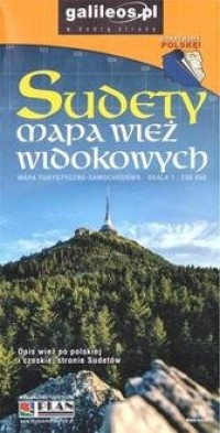 Sudety - mapa wież widokowych- - okładka książki