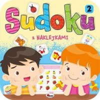 Sudoku z naklejkami 2 - okładka książki