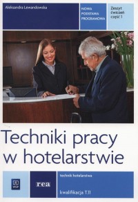 Techniki pracy w hotelarstwie Zeszyt - okładka podręcznika